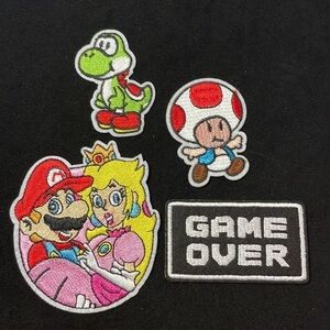 FOURT SUPER MARIO NINTENDO  Iron on Patches